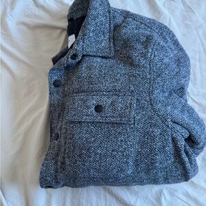 Old Navy Gray Jacket with Black Accents